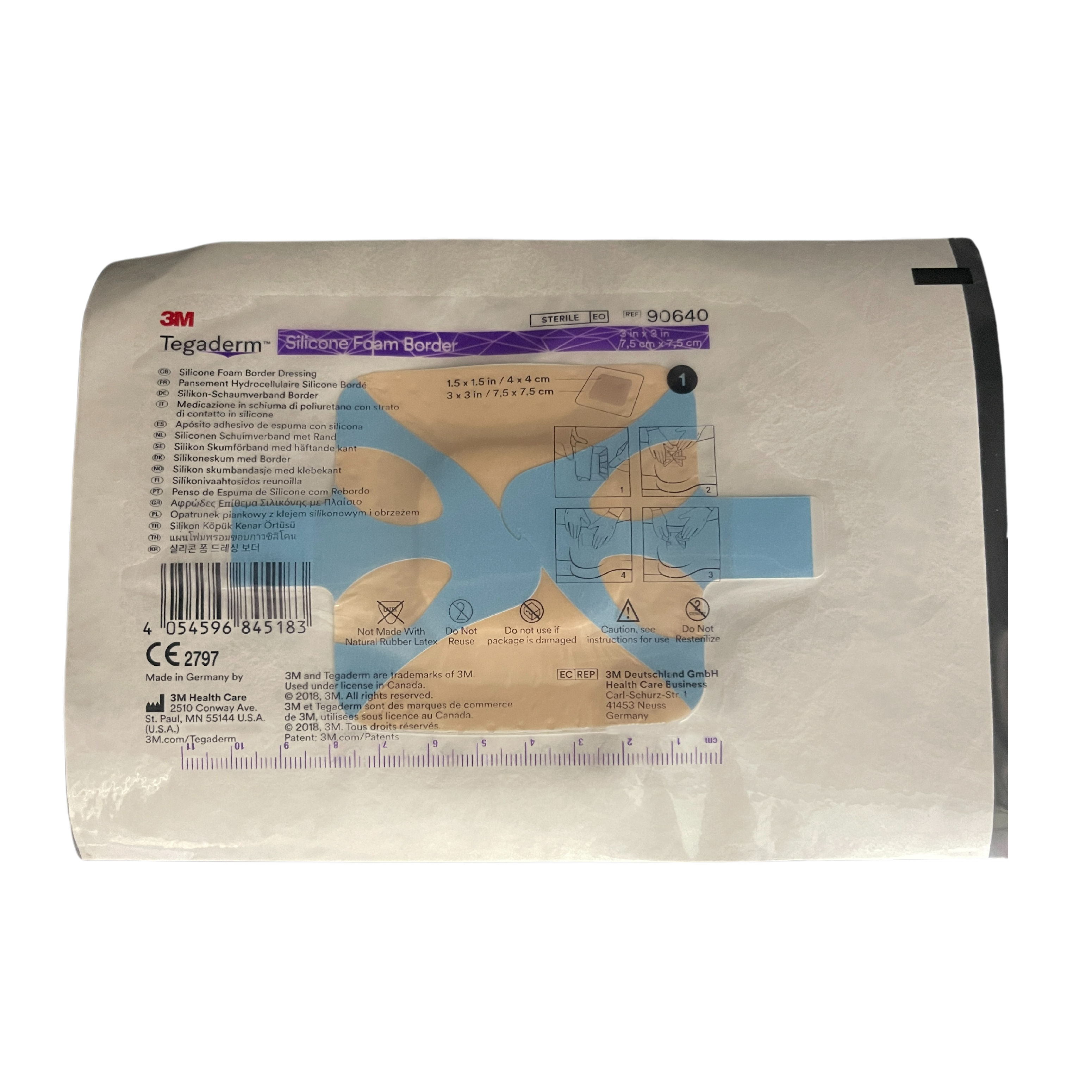 3M Tegaderm Silicone Foam Border Dressing - All Sizes