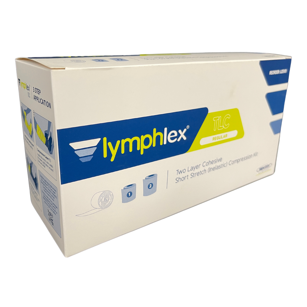 Lymphlex TLC Two Layer Cohesive - Short Stretch Compression Therapy Kit, Box of 1 (Regular / Large)
