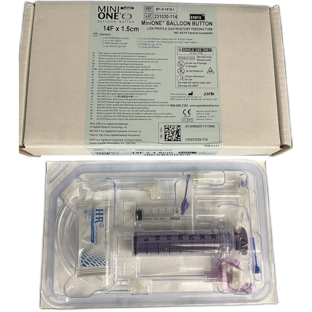 AMT | MiniONE Balloon Button Gastrostomy ENFit - All Sizes