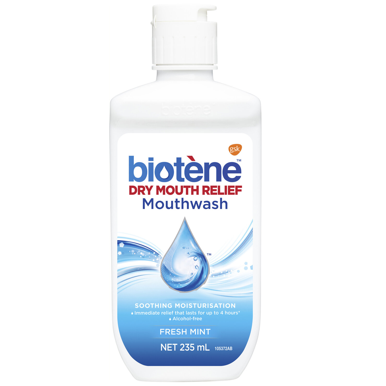 Biotene Antibacterial Dry Mouth Mouthwash (235mL - 470mL)