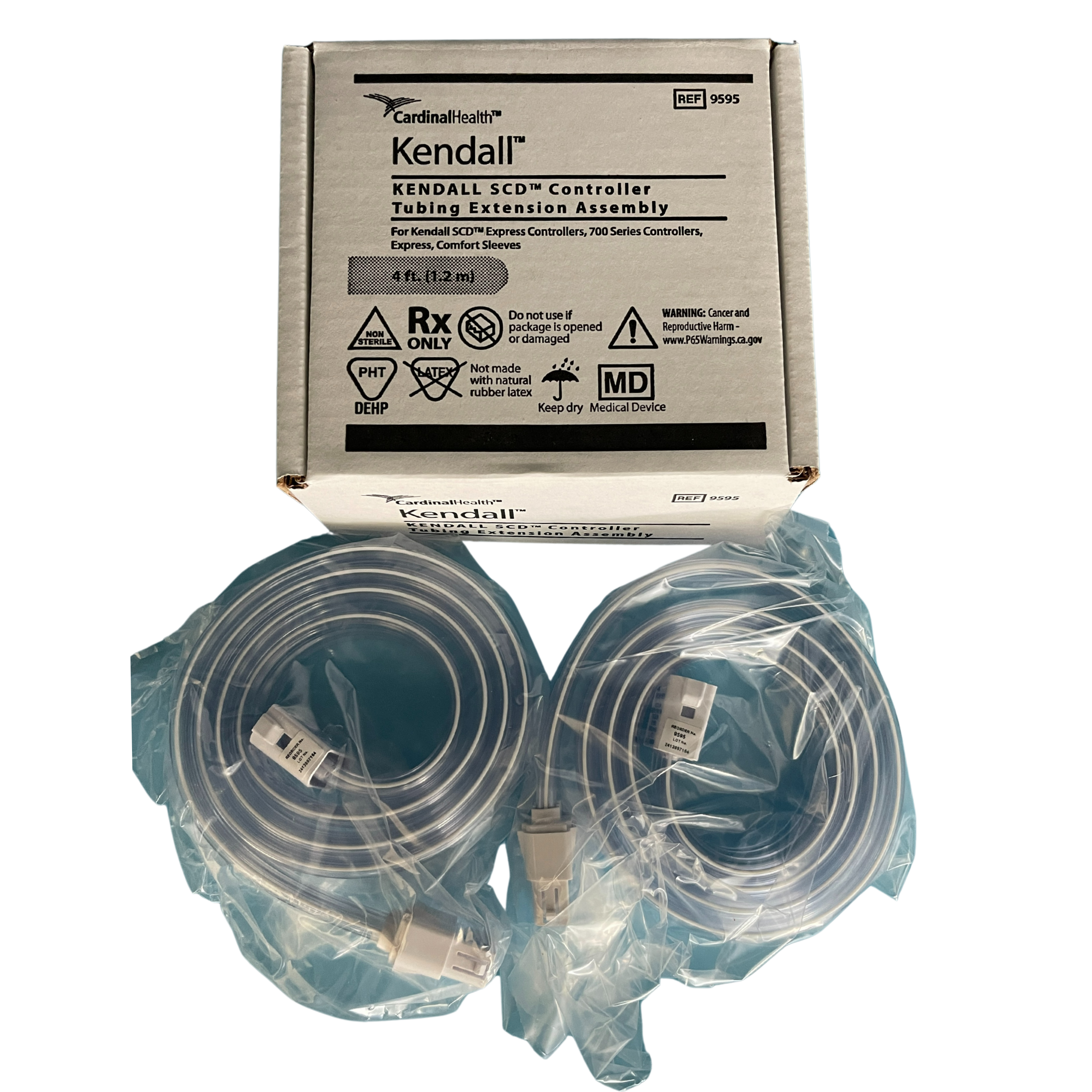Kendall SCD Controller Tubing Extension, 1.2m, 2Pack (9595)