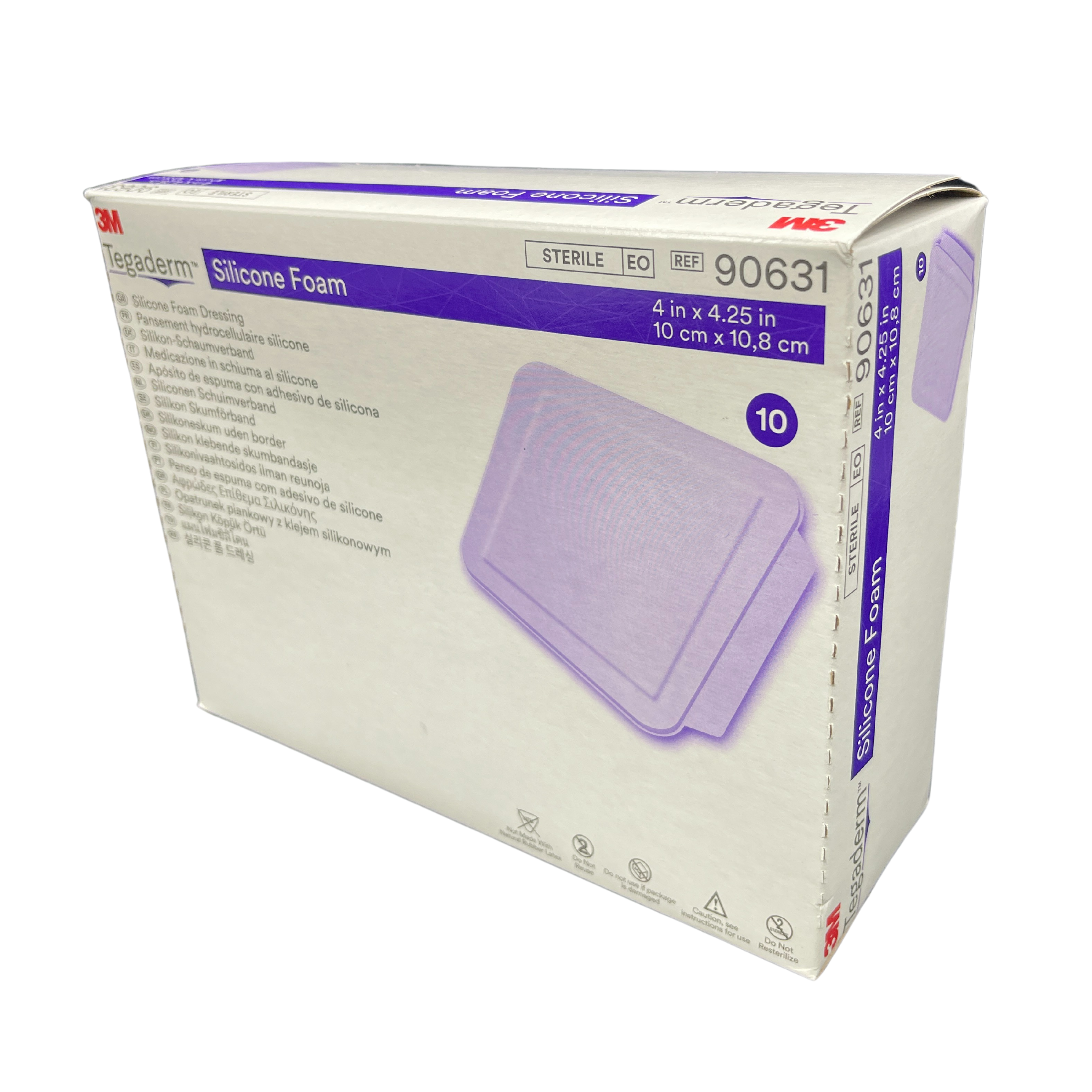 3M Tegaderm Silicone Foam Dressing, Non-Bordered - All Sizes