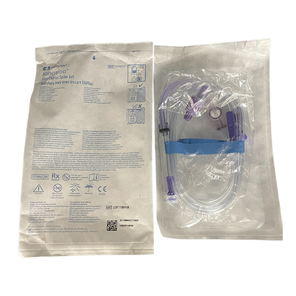Kangaroo Joey ENPlus Spike Set With Inline Med Port (777501) (With Bag ...