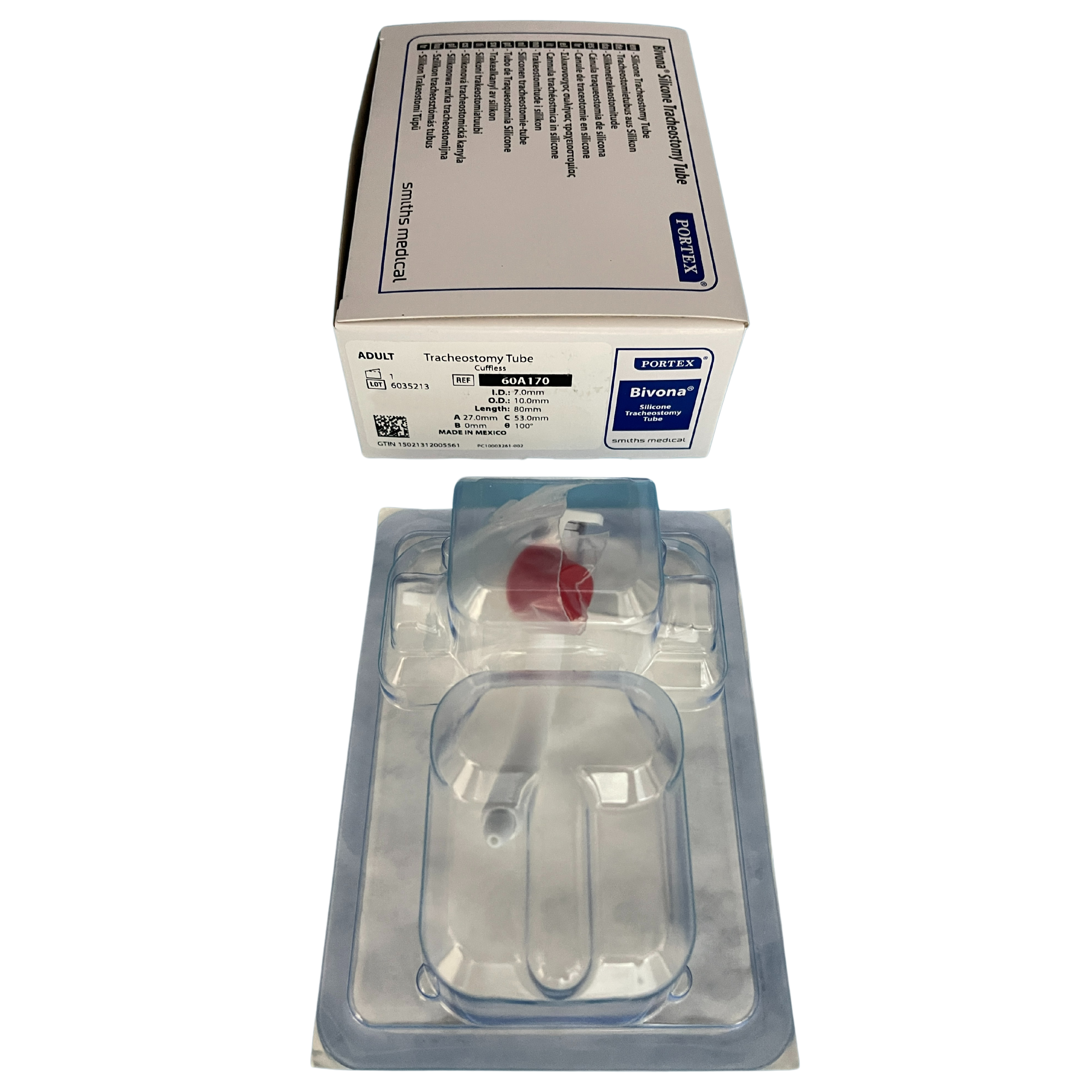 Smiths Medical Bivona Uncuffed Tracheostomy Tube, Each - All Sizes