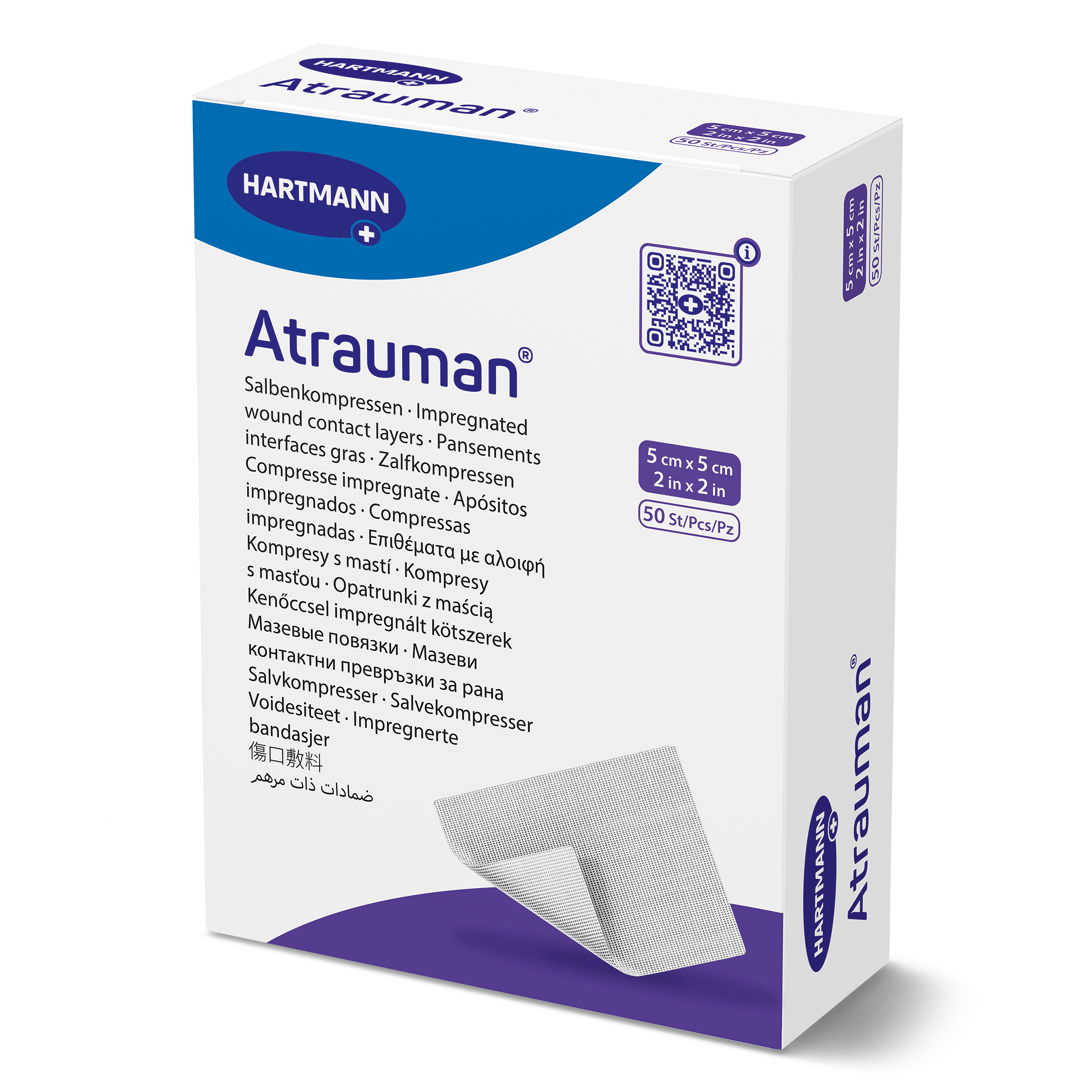 Hartmann Atrauman Non Adhesive Contact Layers Dressing Sterile - All S ...