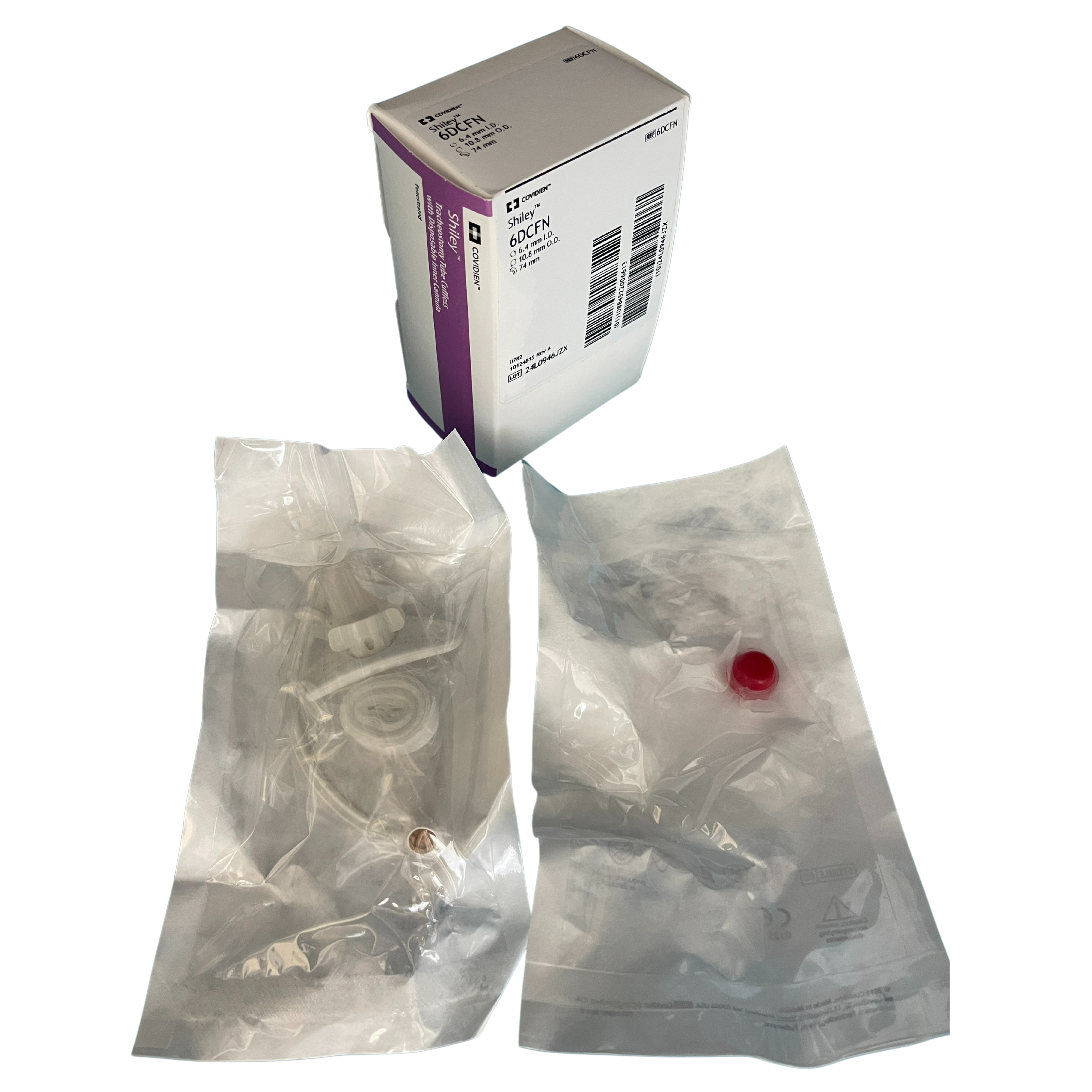 Shiley Tracheostomy Tube Cuffless With Disposable Inner Cannula, Fenestrated - All Sizes