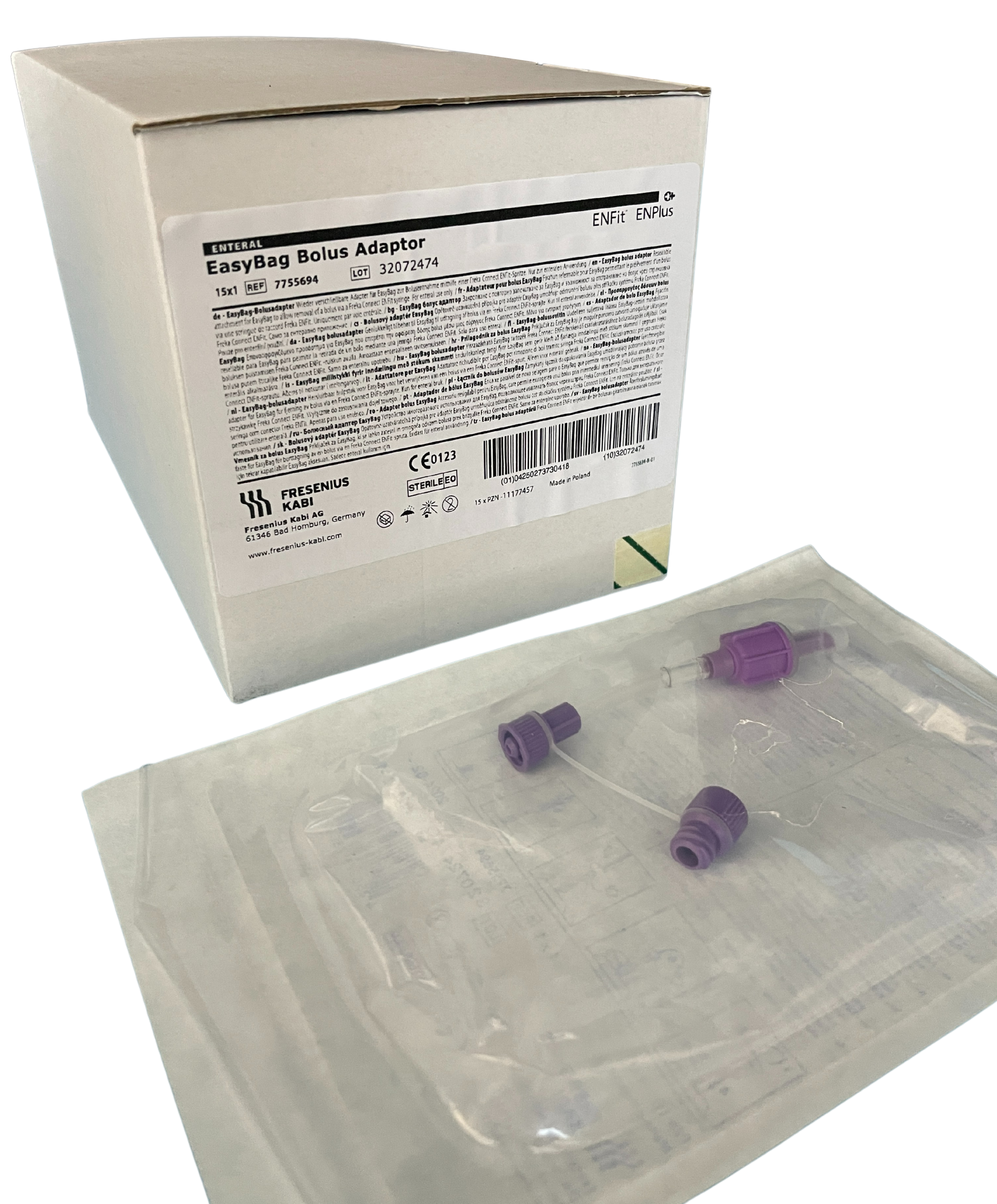 Freka EasyBag Bolus Adapter, Box of 15 (7755694)