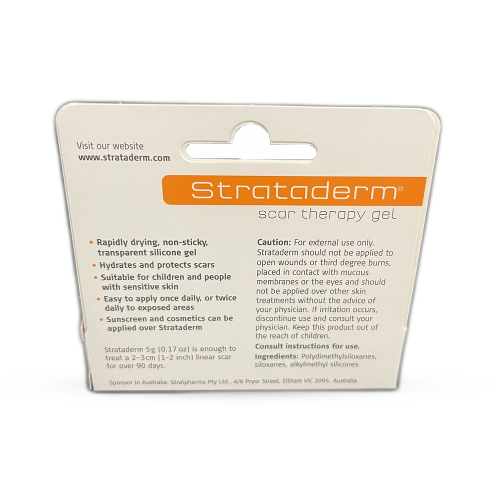 Strataderm Gel- For Professional Scar Therapy 5G 5G Tube (SD005AUEN)