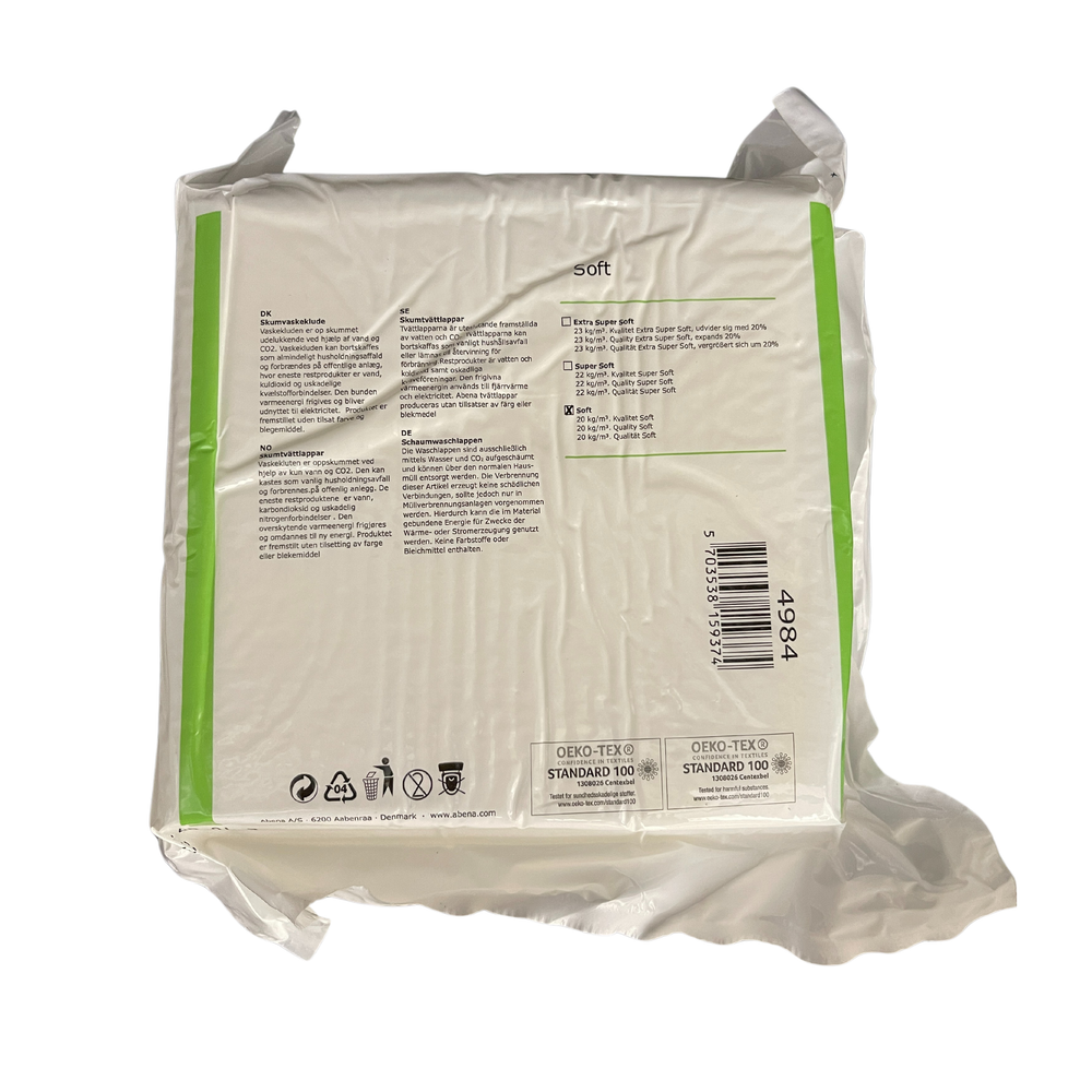 Abena Wash Sponge Foam Washcloths Soft (4984)