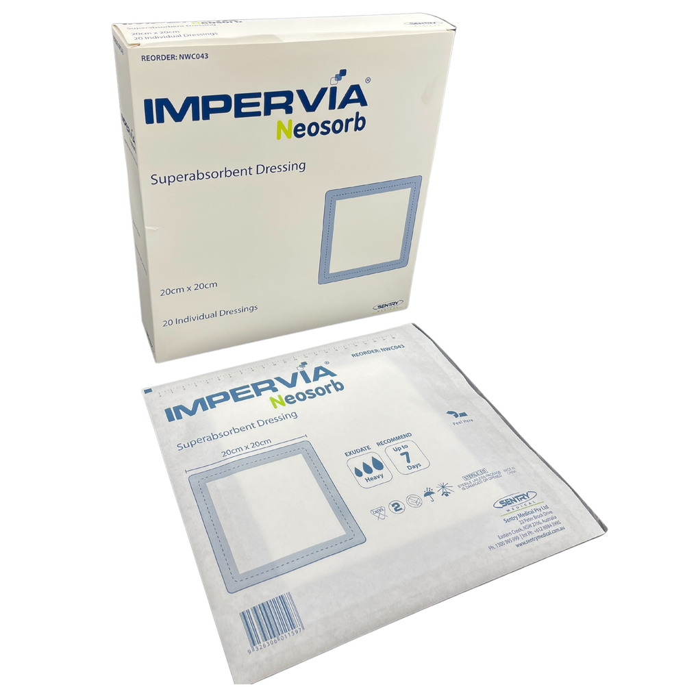 Neosorb Loop Impervia Neosorb Superabsorbent Dressing - All Sizes – KEEPING ...