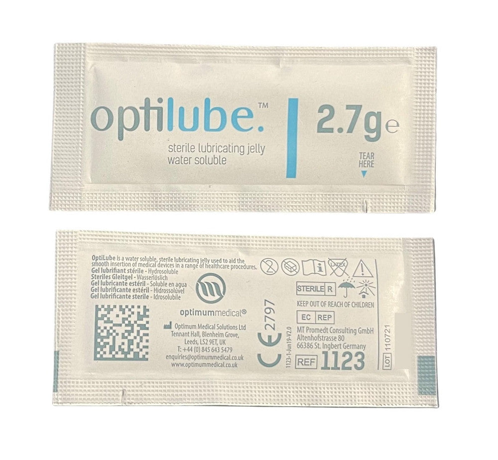 Optimum Medical | Optilube Lubricating Jelly 2.7g Sachet OM1123