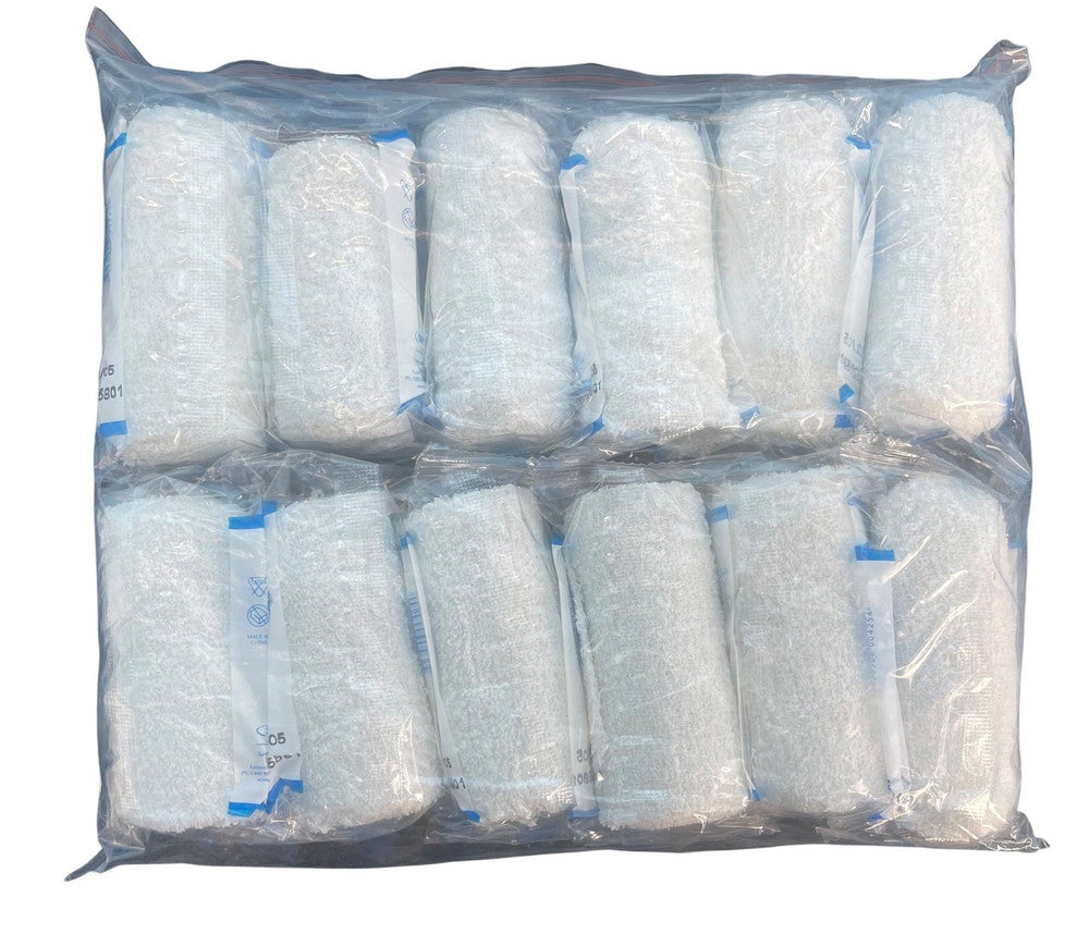 Medicrepe Cotton Crepe Bandage Light 10cmx1.6mtr (ACL004) 12pcs