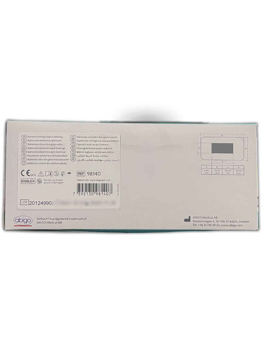 Sorbact Surgical Dressing 5cm x 7.2cm (76199-28)