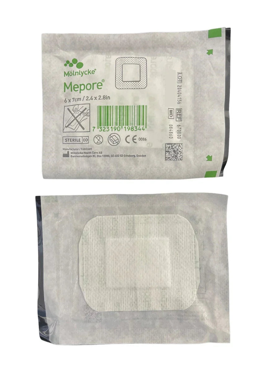Molnlycke Mepore Self-Adhesive Absorbent Island Dressing - All Sizes