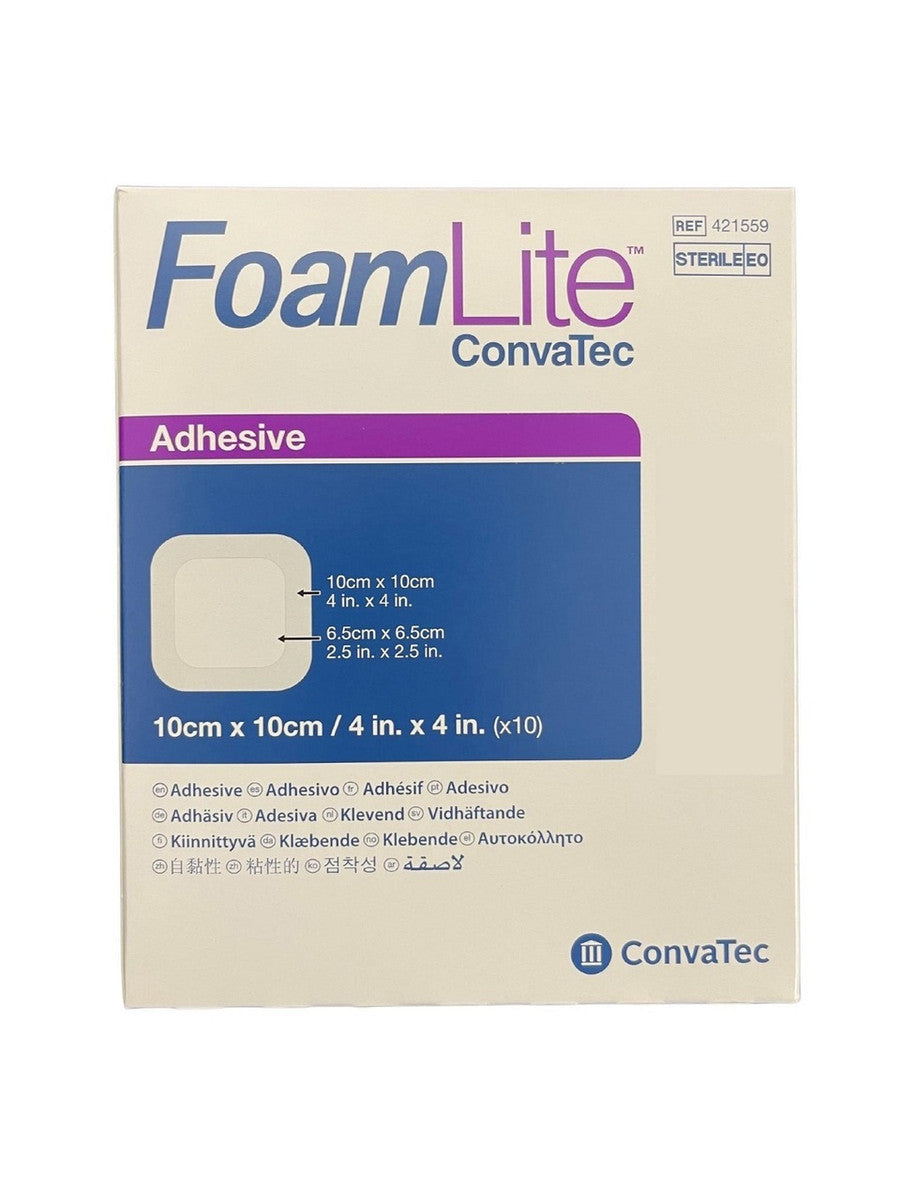 ConvaTec Foam Lite Adhesive 10cm x 10cm (421559)