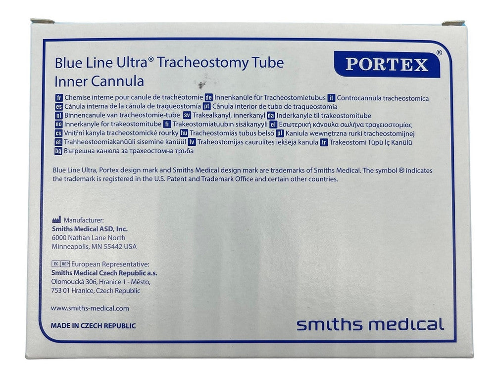 Portex Blue Line Ultra Tracheostomy Tube Inner Cannula Size 6 (100/850/060CZ) _ 2pcs/pack