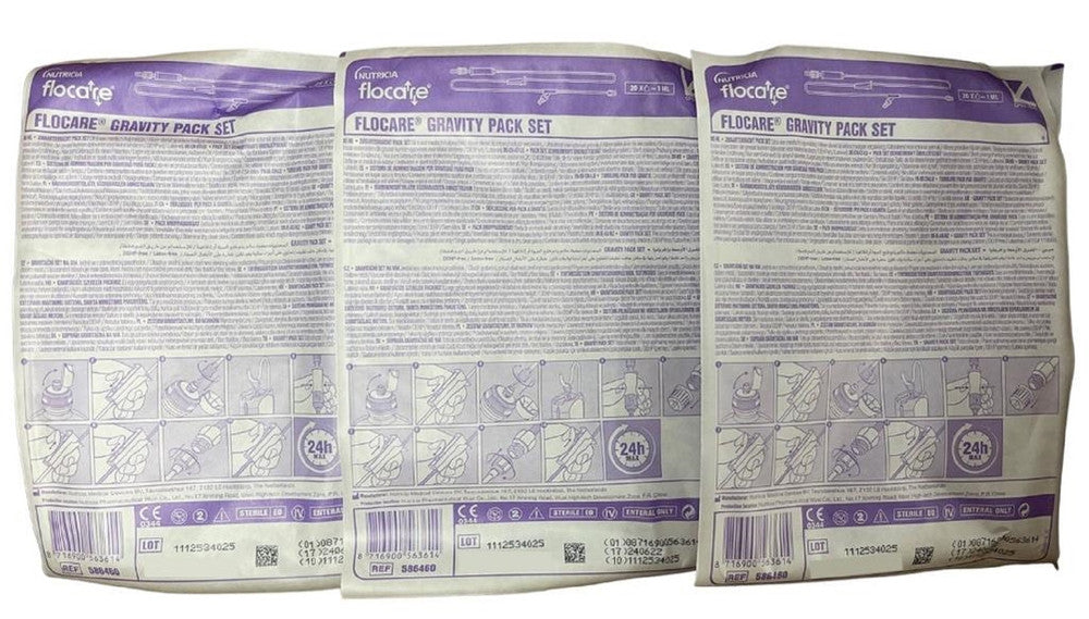 Nutricia Flocare Gravity Pack Set Y-port & Drip Chamber - 86460