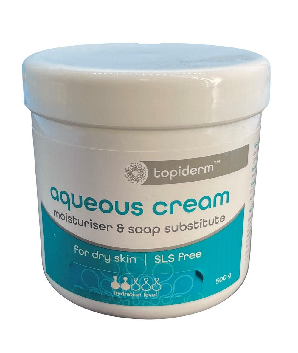 Topiderm Aqueous Cream 500G Jar - Box of 12