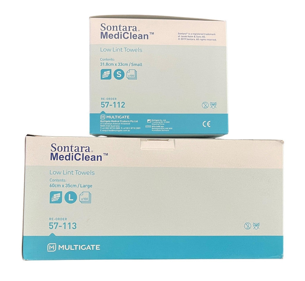 Multigate MediClean All Purpose Towel White 35cmx30cm (57-112)