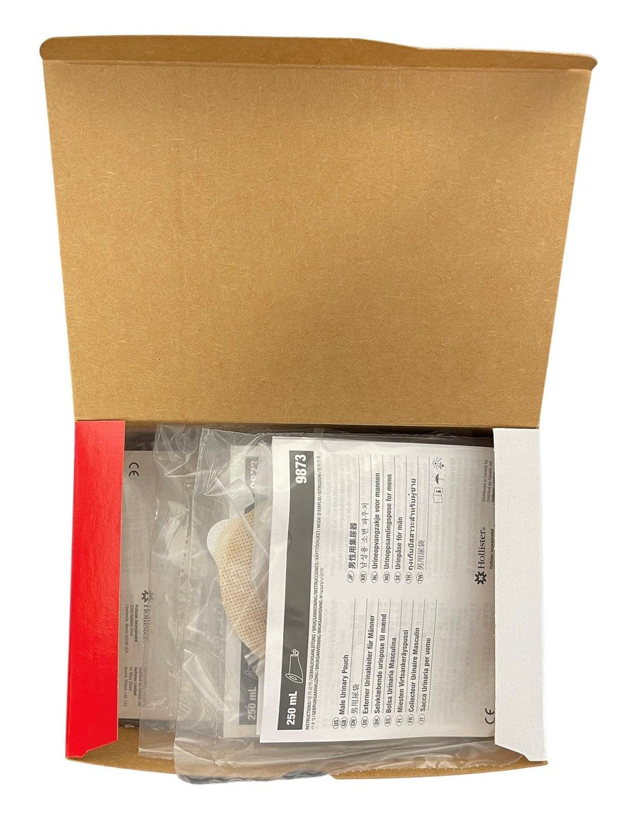 Hollister Male Urinary Pouch Flextend Non Latex 9873/10 - Pack of 10