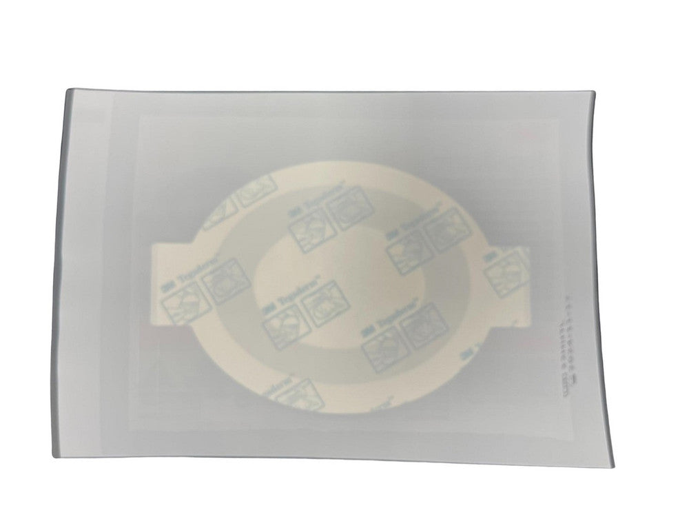 3M Tegaderm + Pad Dressing 9cm x 10.5cm Adhesive Transparent Oval 3587 - Box of 5