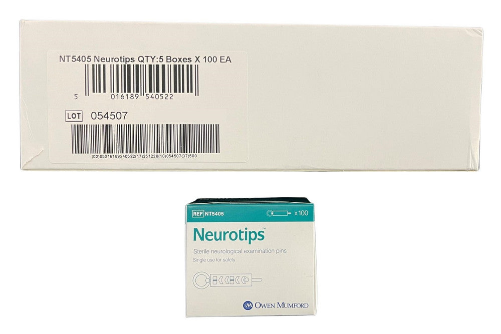 Neurotips Sterile Neurological examination Pins (NT5405) 100/Box ...