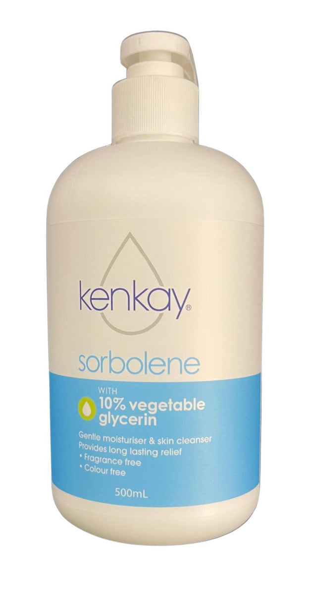 Kenkay Sorbolene Glycerine Cream 500G Pump Pack K1106 - Each