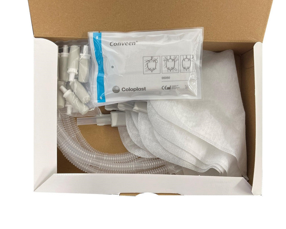 Coloplast Conveen Leg Bag Unisex Non Sterile Tube White Design Clamp Tap - All Sizes