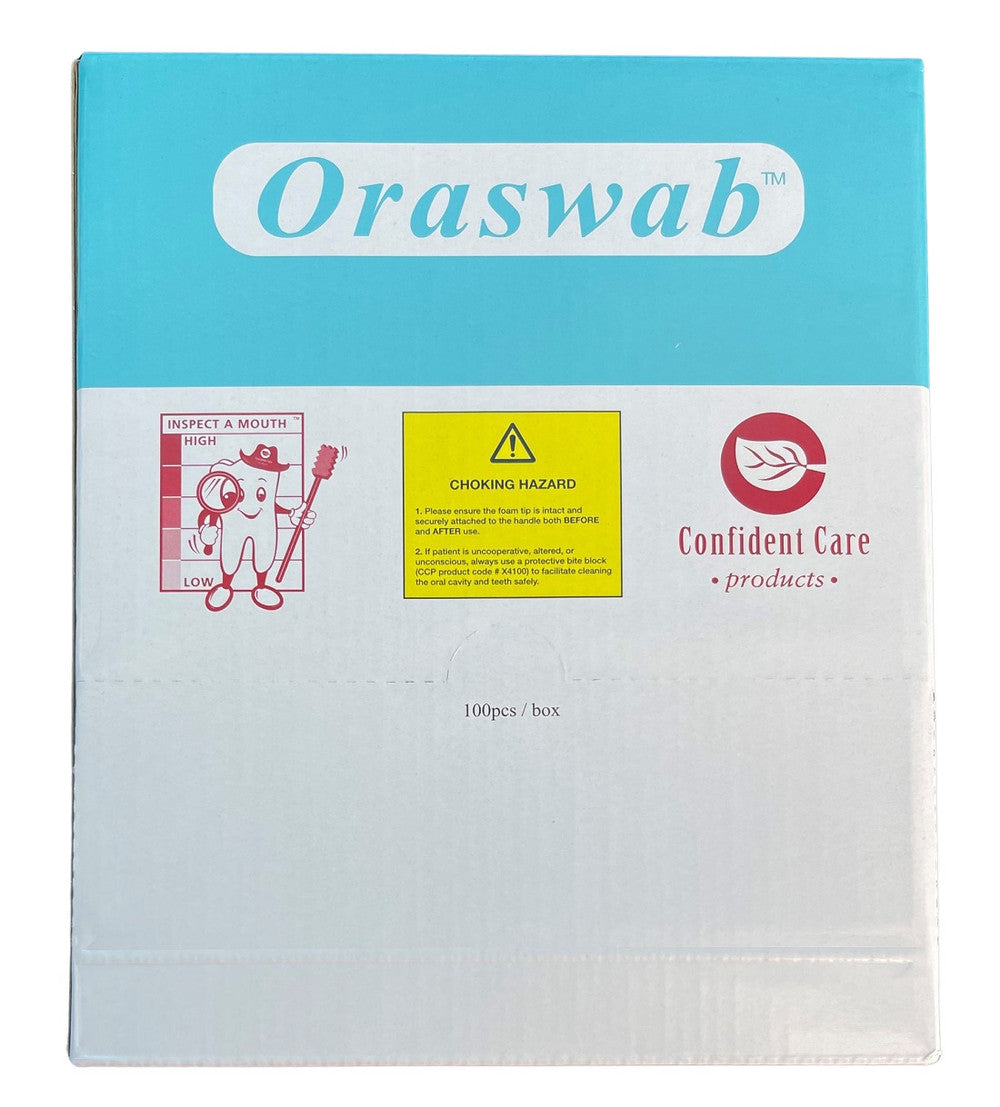 Confident Care | OralSwab Blue Oral Swabs X76070-C