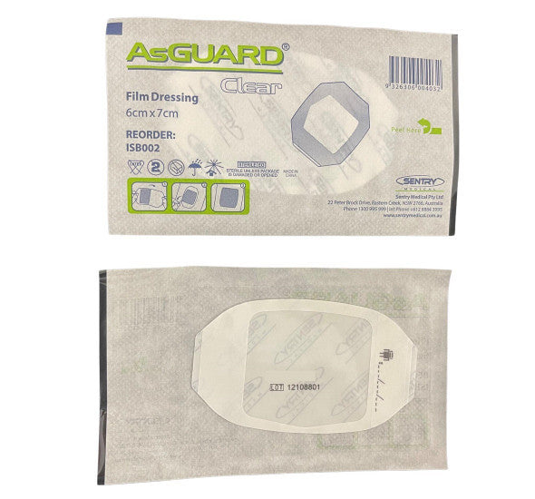 AsGUARD Clear Film Dressing - All Sizes