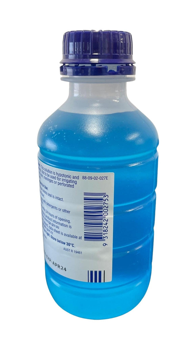 Baxter Chlorhexidine Acetate Aqueous 0.05% w/v Blue 500ml Bottle AHF7983 - Each