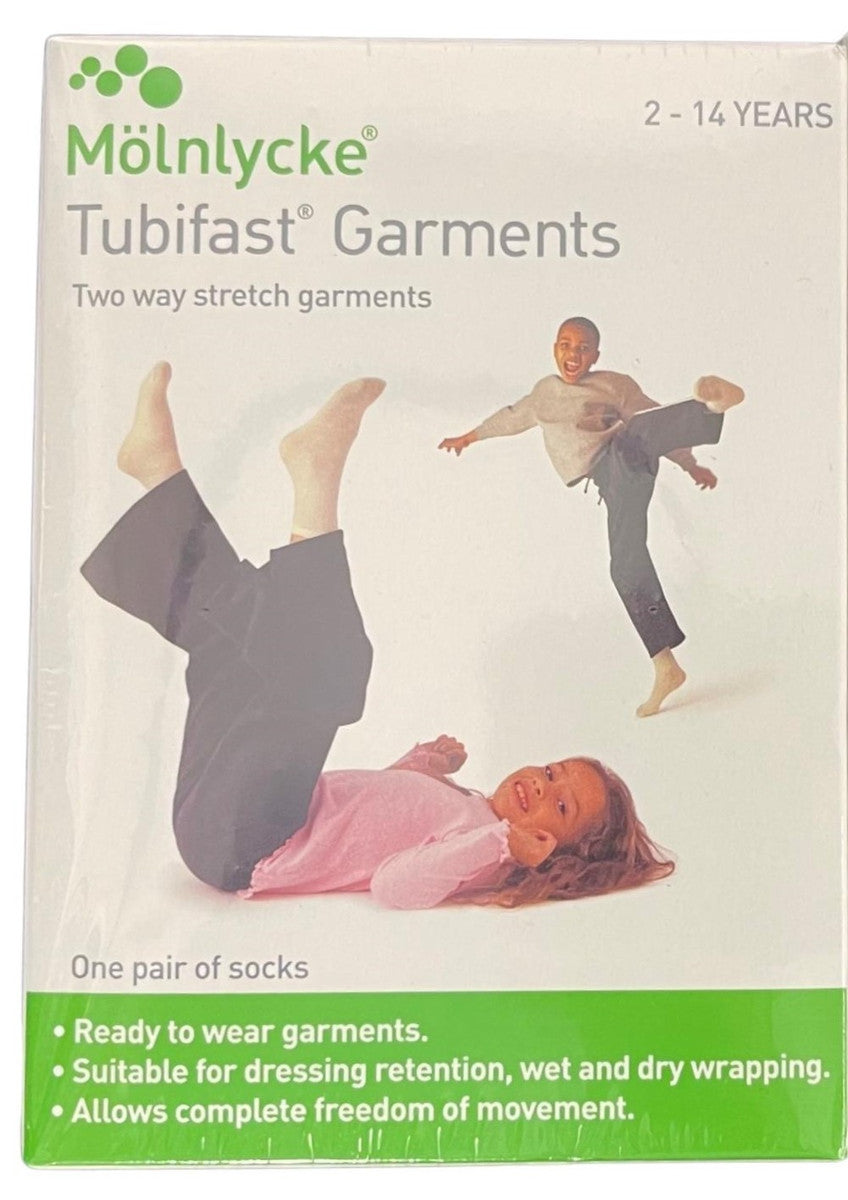 Molnlycke Tubifast Garment Socks , Pair, 2-14 Years (992017)