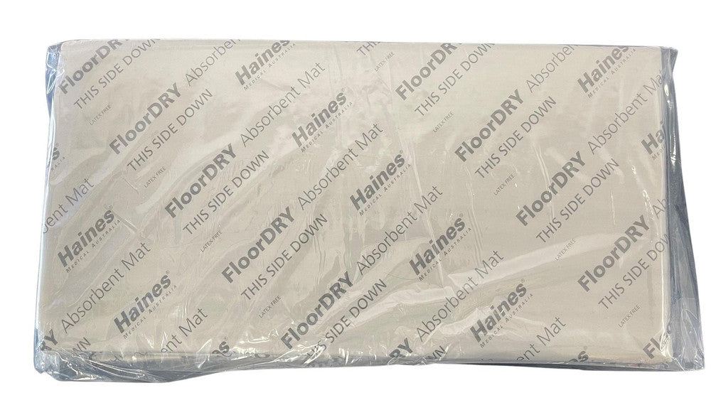 FloorDRY Absorbent Pad  100cm x 75cm White, Box of 50 (FD10075)