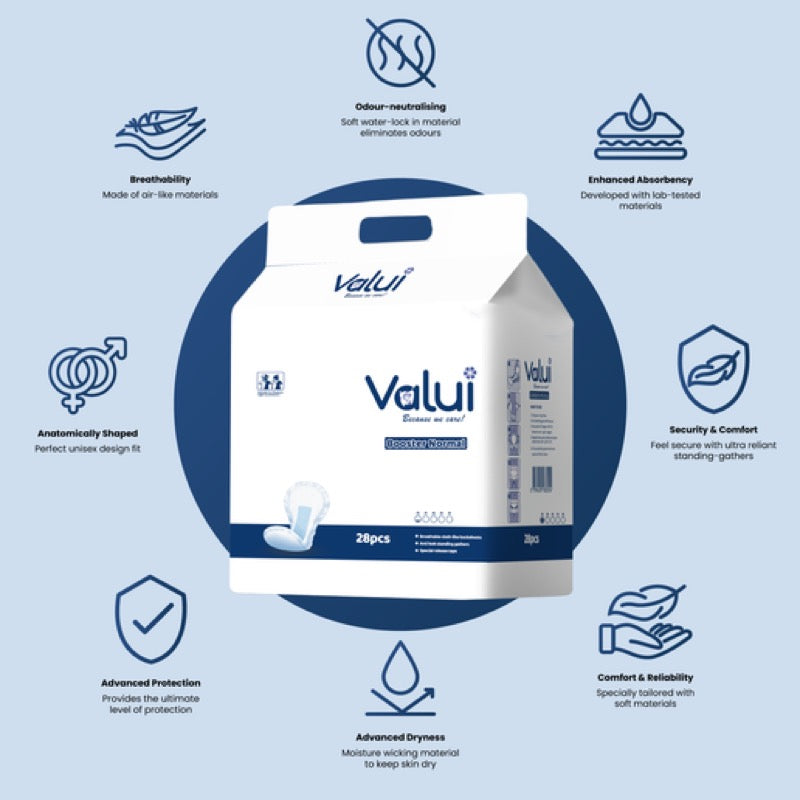 Valui | Booster Normal 800ml Capacity 45x21cm 28Pcs IP4515B