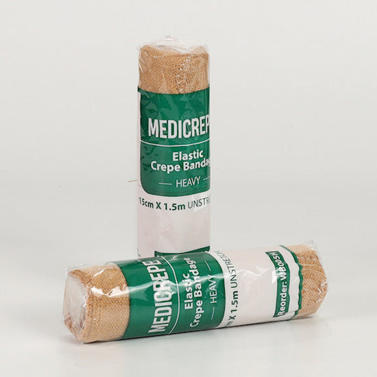 Medicrepe Elastic Crepe Bandage Heavy Unstretched, Box of 12 - All Siz ...