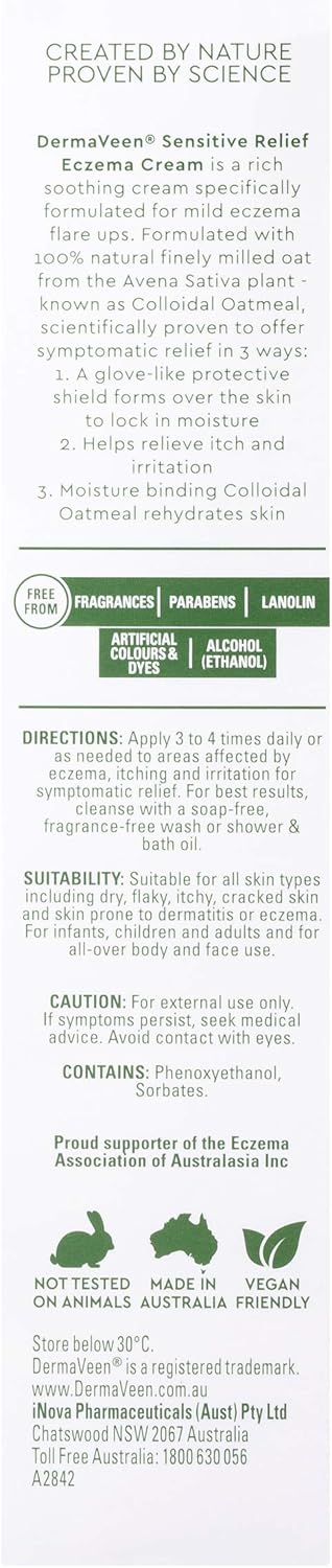 Dermaveen Eczema Cream 100g - Each