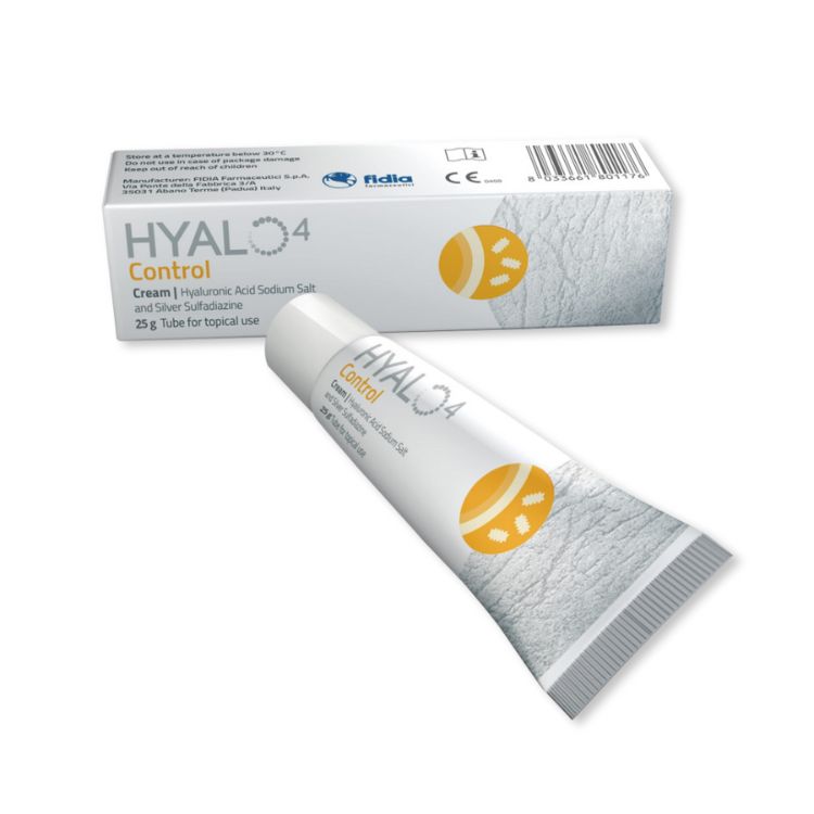 HYALO4 Control antimicrobial wound cream with silver – infection protection
