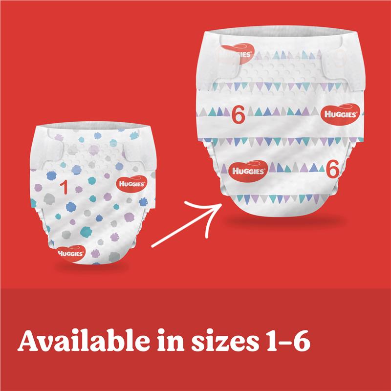 Huggies | Essentials Nappies Size 2 Infant (4-8kg) 54Pcs Pack