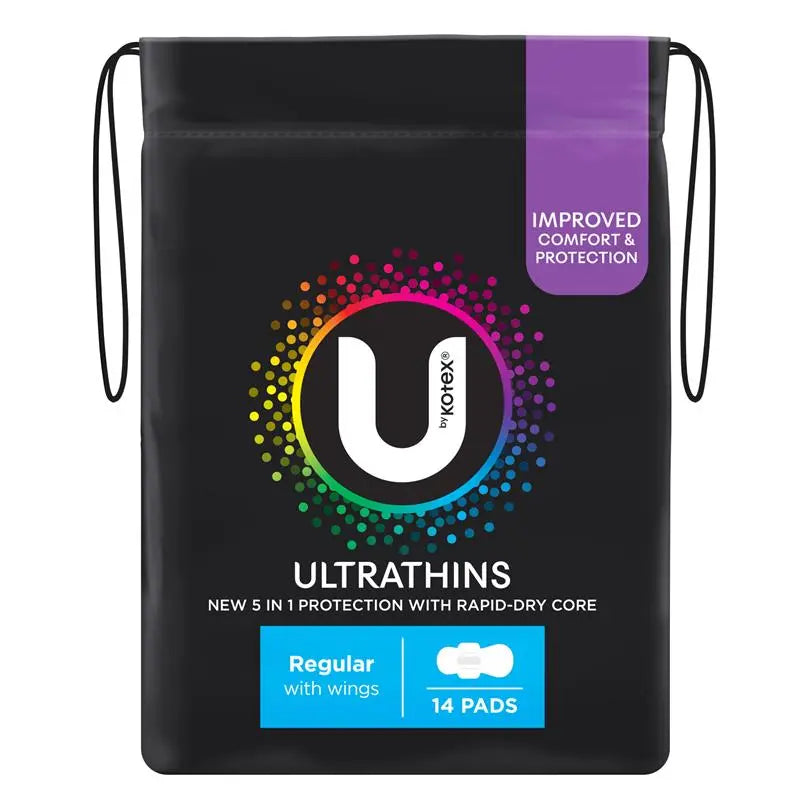 U By Kotex Ultrathin Pads Regular (With Wings / No Wings)