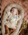 Oatmeal Organic Baby Lounge - Bubba Bump