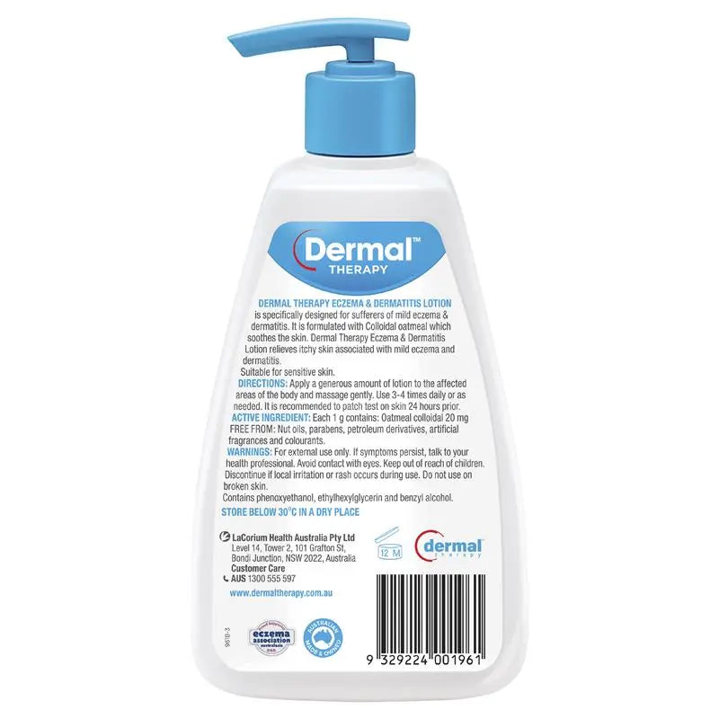 Dermal Therapy Eczema Moisturising Lotion 250mL (DT24001962)