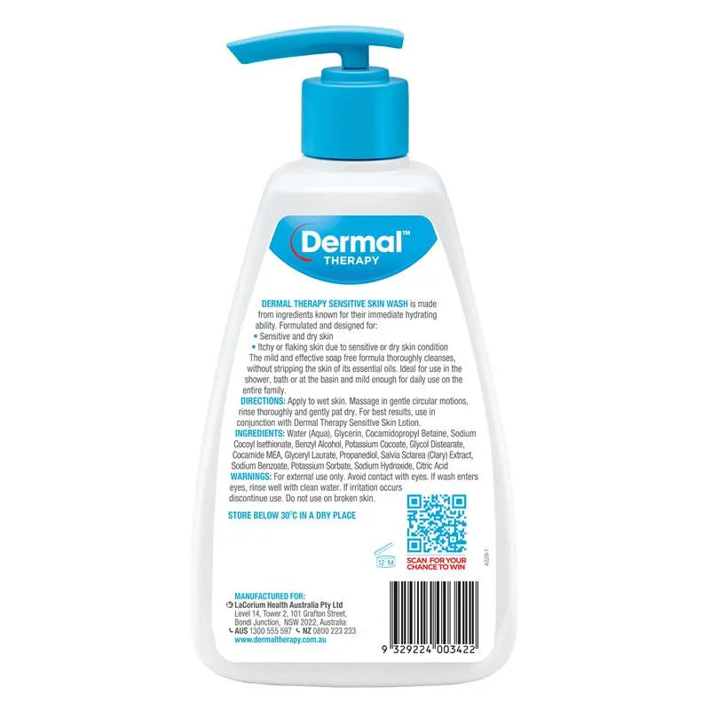 Dermal Therapy Sensitive Skin Wash 1L (DT24000913)