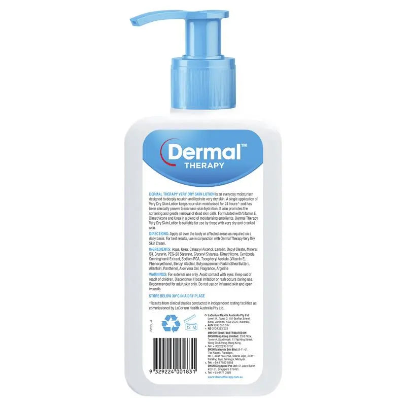 Dermal Therapy Very Dry Skin Lotion 500mL (DT24001835)