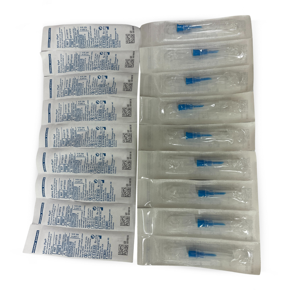 B. Braun MICRO PIN MP1000 Non-Vented, Single-Use Dispensing Pin (415019) - Box of 100