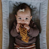 Mustard Macrame Teether - Bubba Bump