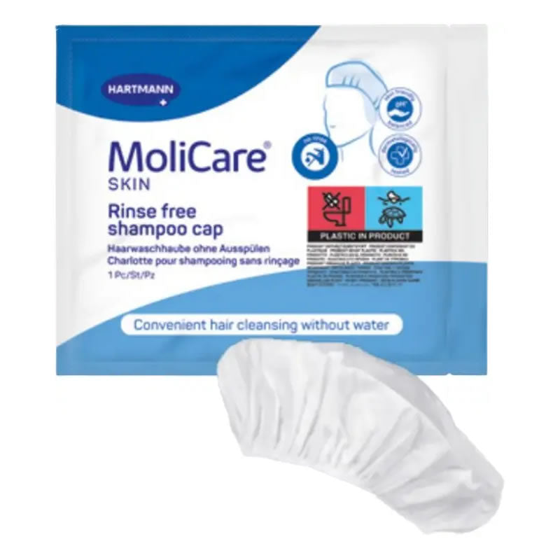 MoliCare | Skin Rinse Free Shampoo Cap 1Pc  995077