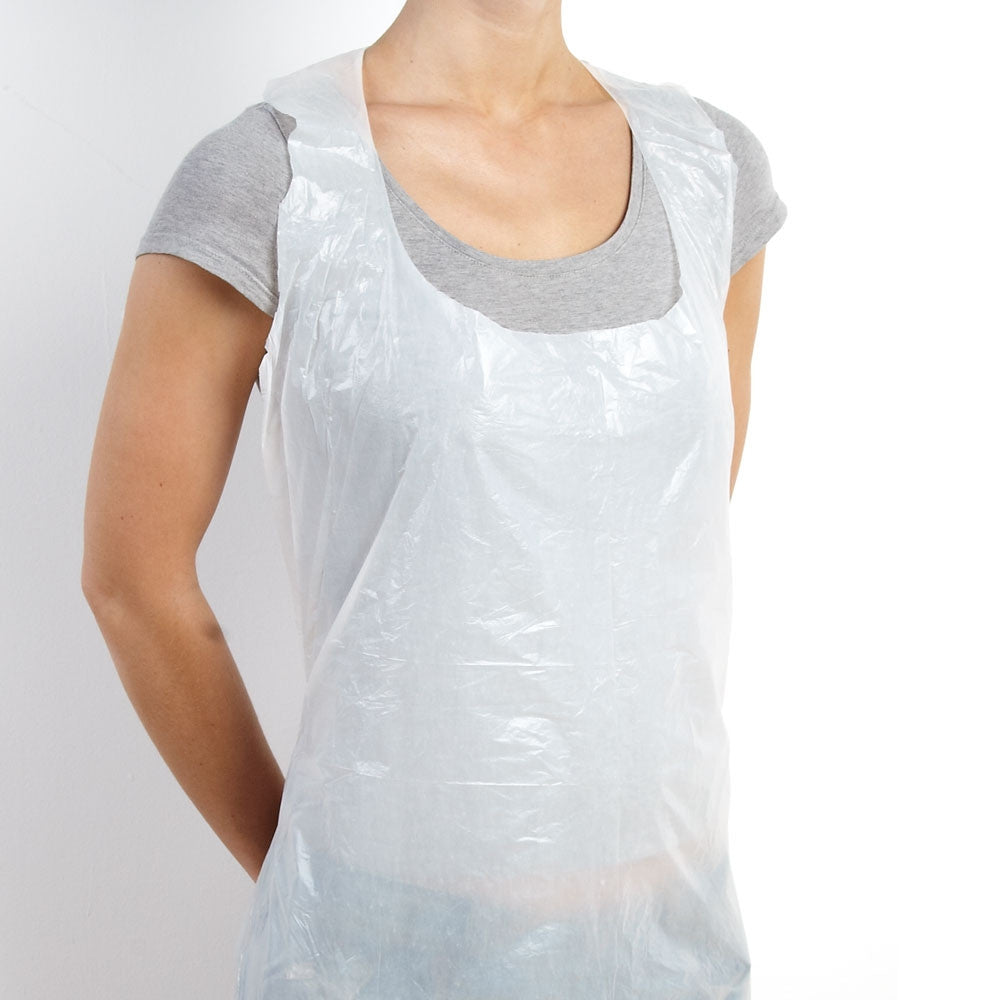 Livingstone | Disposable Water Proof Plastic Medical Transparent Apron 71 x 117cm Box of 100 APRLD71X117I