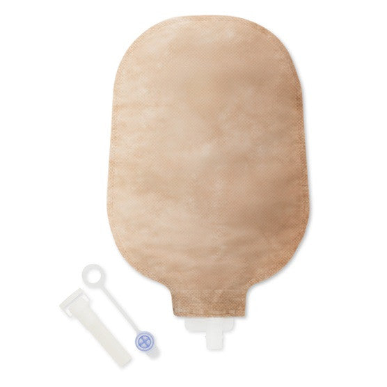 Hollister Moderma Flex One-Piece Maxi Urostomy Beige Pouch Flat, SoftFlex Skin Barrier - All Sizes