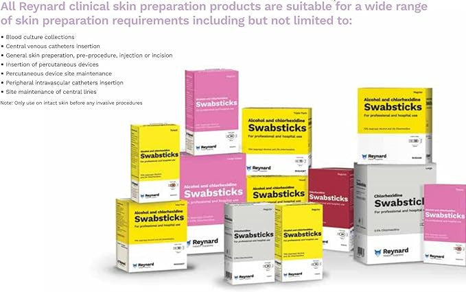 Reynard | Prep Pads 70% Alcohol 2% Chlorhexidine (RHS401)