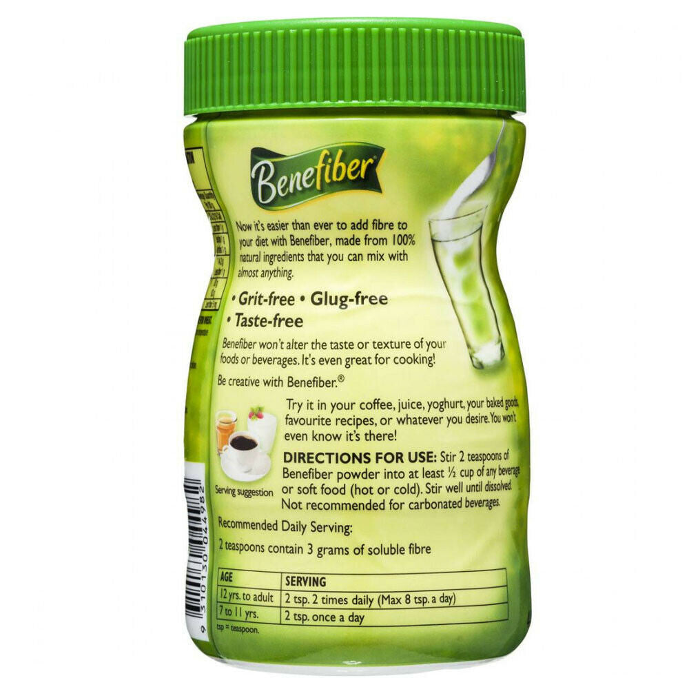 Benefiber Natural Fiber Supplement 155gm Daily Boost Taste Free - Each